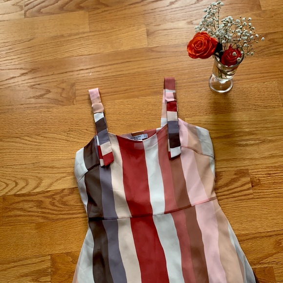 🌸Petite Studio Multi Rainbow Stripe Carly Dress - Picture 4 of 10